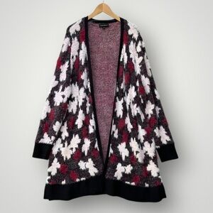 Lane Bryant Long Cardigan Coat Fuzzy Women Size 26-28